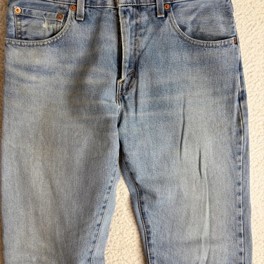 Levi 517 Mens Bootcut Jeans Light Wash Denim 30x32 western flare